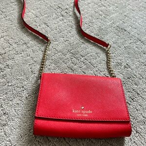 Red Kate Spade, Crossbody, mini bag